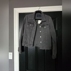 New with Tags Calvin Klein Grey Denim Jacket